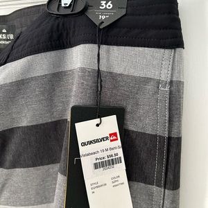 QUIKSILVER men’s board shorts.